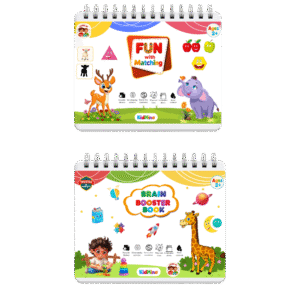 Fun with Matching + Brain Booster Book (Combo of 2 books)