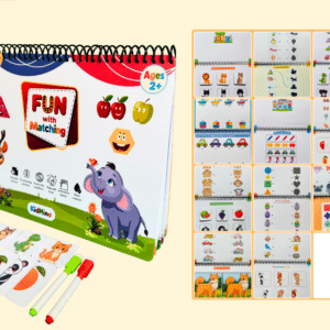 Fun with Matching – Early Learning Activity Book for Ages 2+